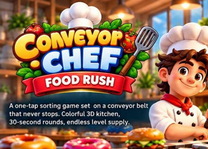 Conveyor Chef: Food Rush key art